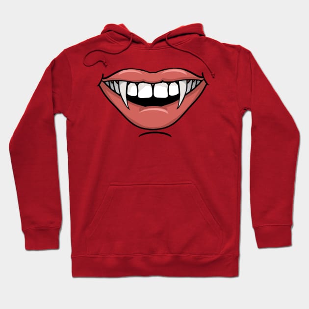 Smiling Fangs Hoodie by eguizzetti